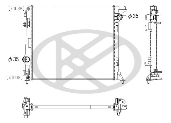 Radiator, racire motor KOYORAD PL023159