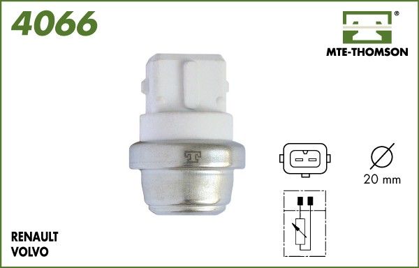Czujnik, temperatura płynu chłodzącego MTE-THOMSON 4066