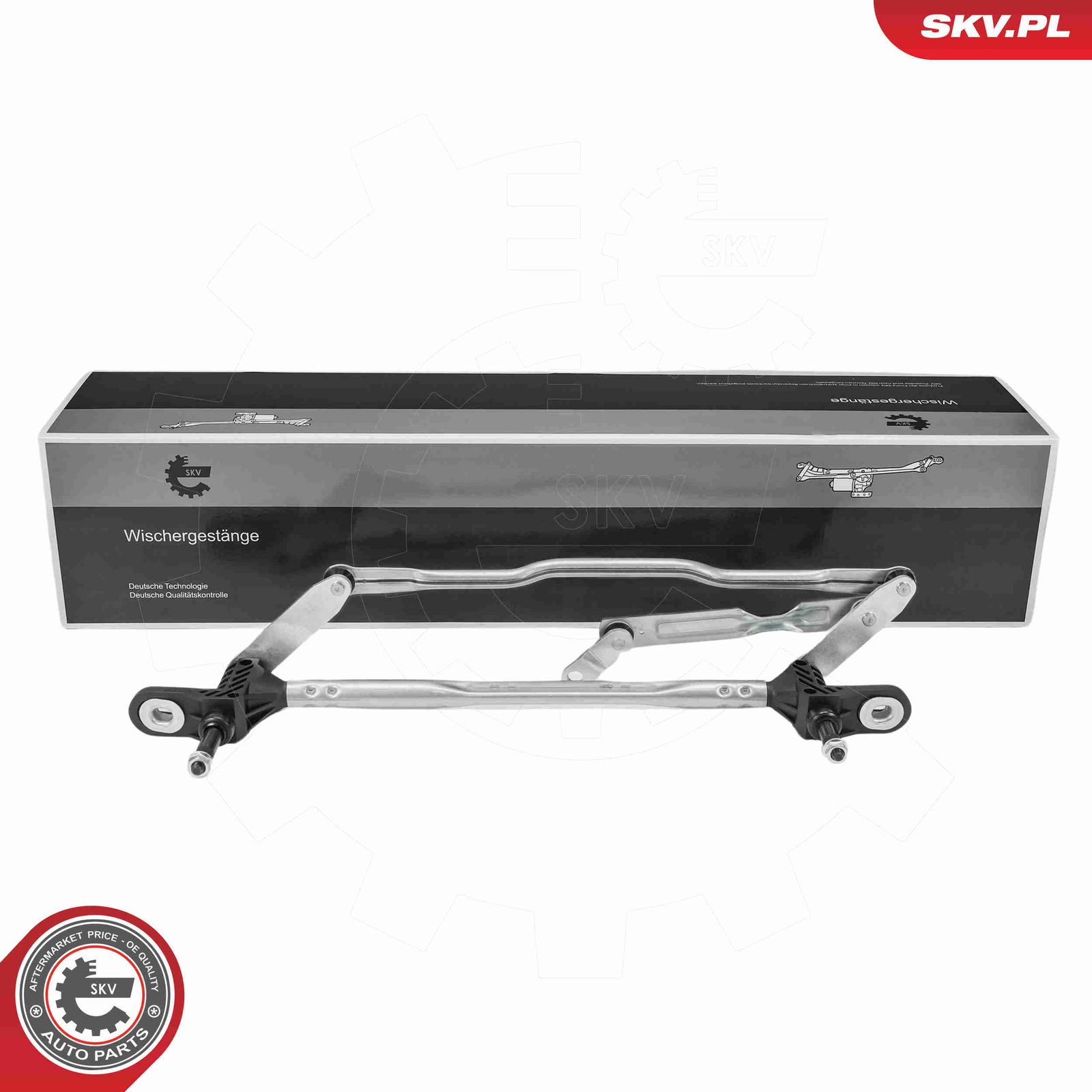 Система тяг и рычагов привода стеклоочистителя