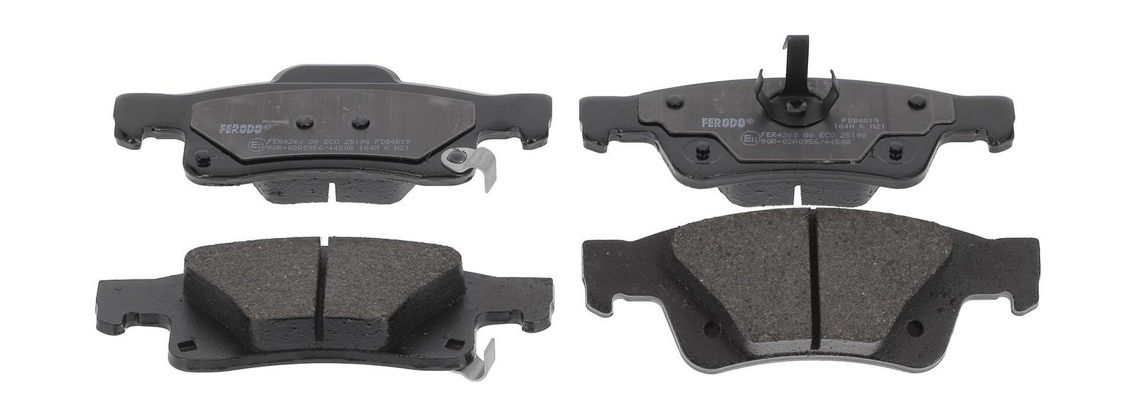 set placute frana,frana disc FERODO FDB4819