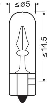 Levně Žárovka, osvětlení interiéru ams-OSRAM 2721