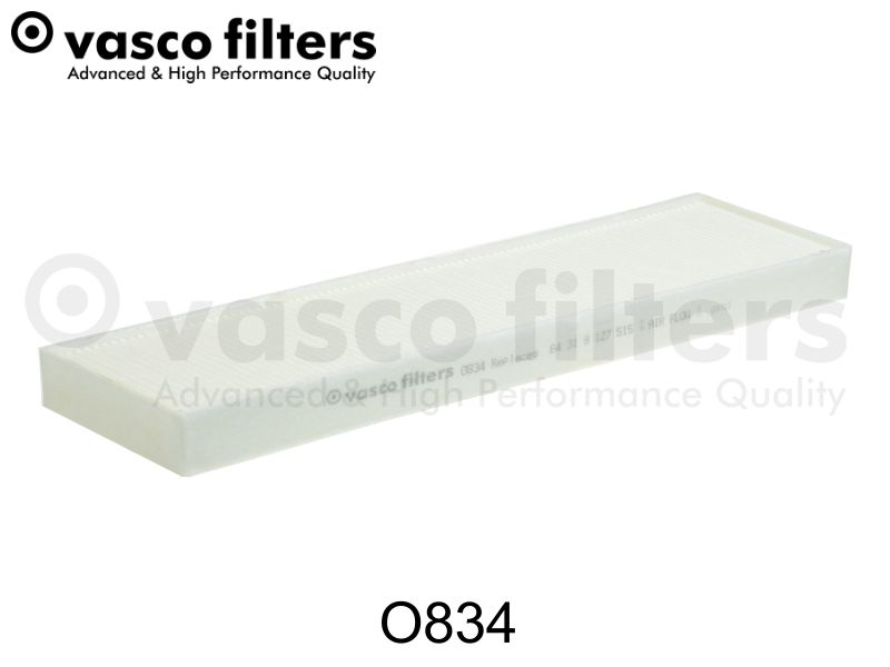 Filtr, wentylacja przestrzeni pasażerskiej DAVID VASCO O834