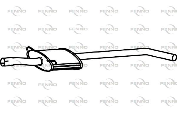 Tłumik środkowy FENNO P5019