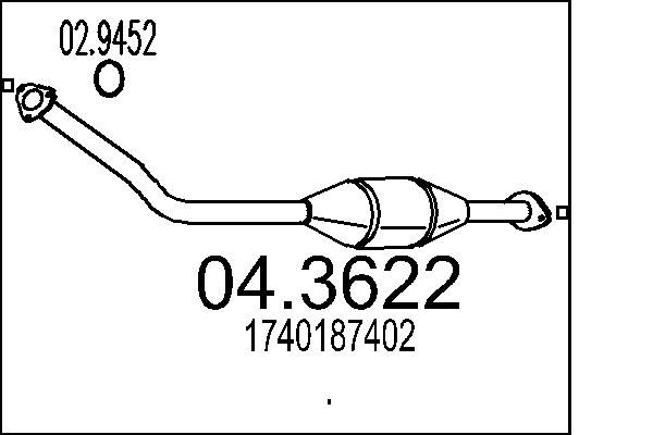 Katalizator MTS 1740187402