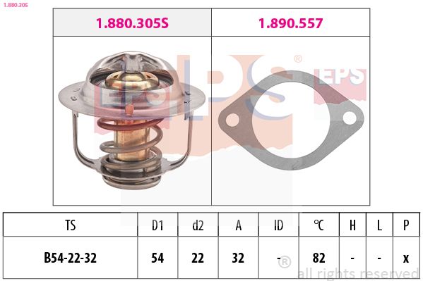Termostat, środek chłodzący EPS 1.880.305