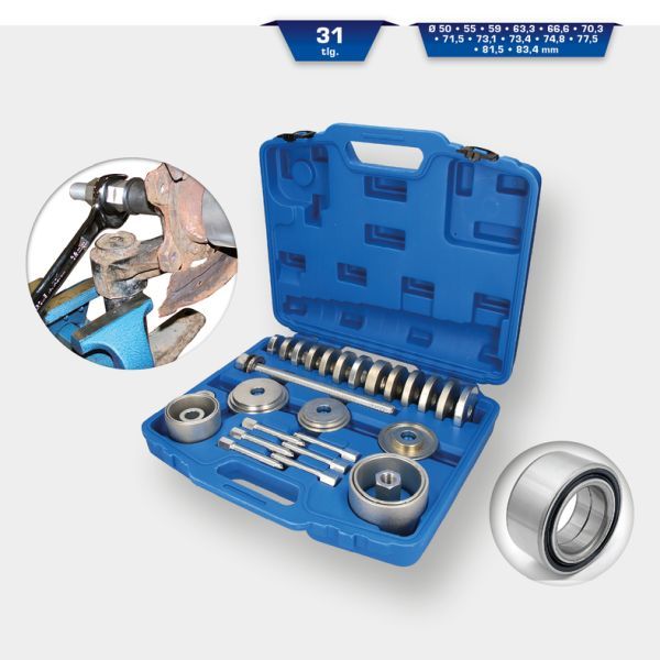Set scule montare butuc/lagar roata KS TOOLS BT671650