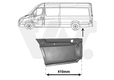 Ściana boczna VAN WEZEL 3077143