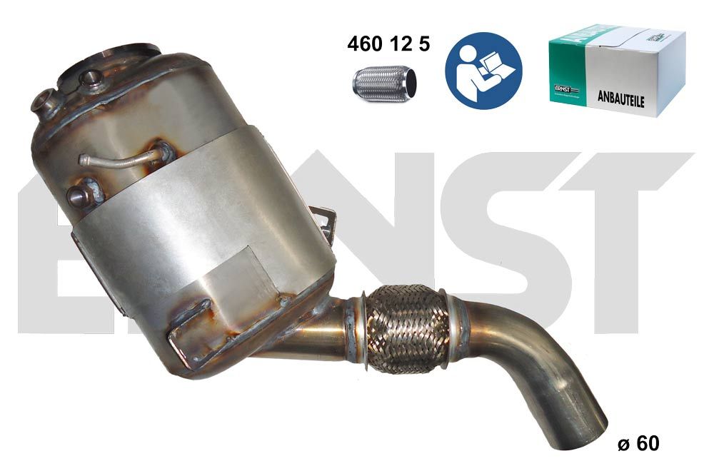 Filtru funingine/particule, sist.de esapament ERNST 920124