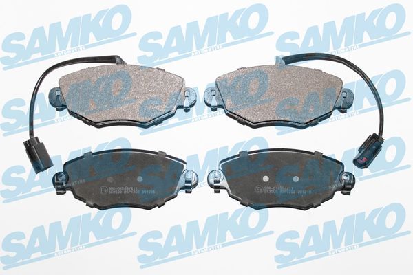 Sada brzdových destiček, kotoučová brzda SAMKO 5SP1302