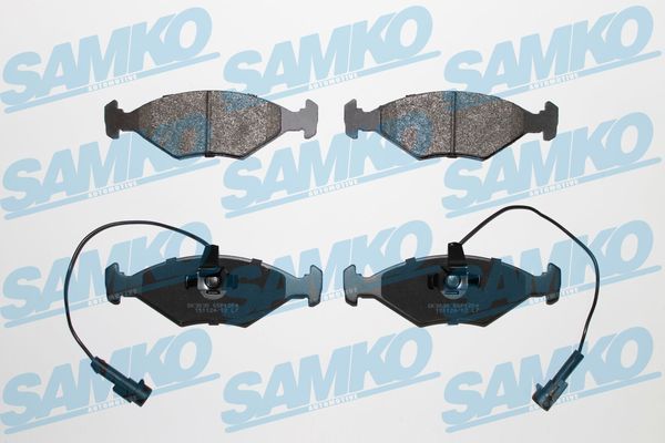 Sada brzdových destiček, kotoučová brzda SAMKO 5SP1204