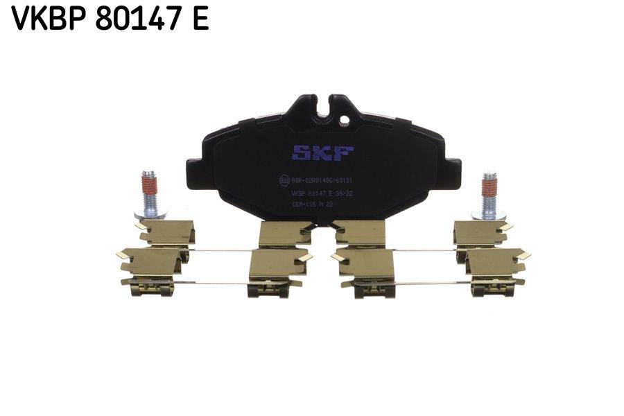 Sada brzdových platničiek kotúčovej brzdy SKF VKBP 80147 E