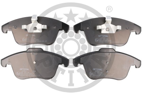 Zestaw klocków hamulcowych, hamulce tarczowe OPTIMAL BP-12432