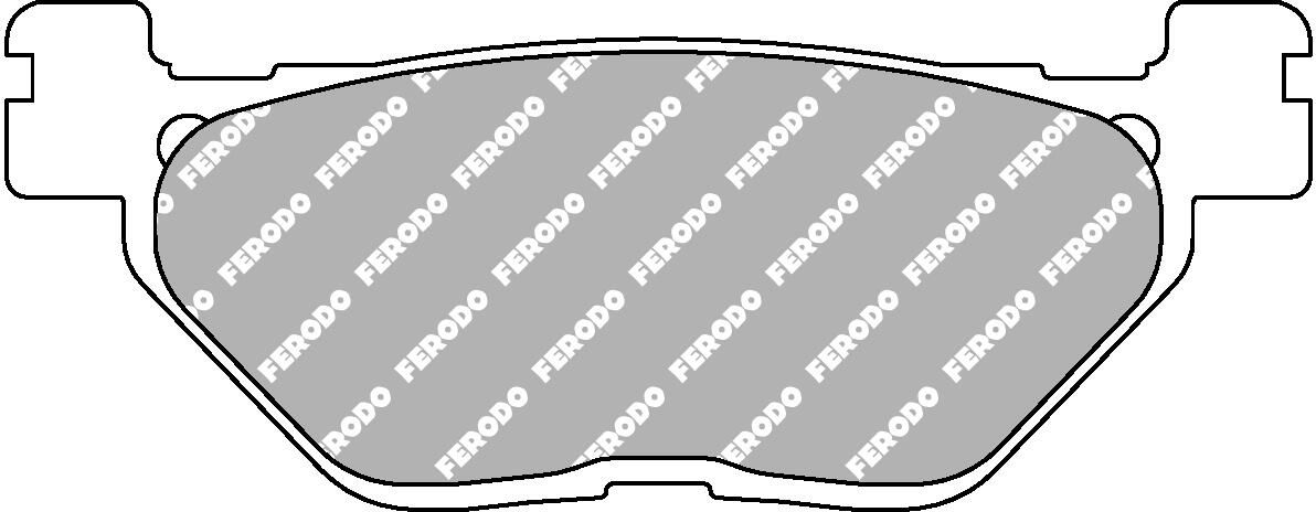 set placute frana,frana disc FERODO RACING FDB2156P