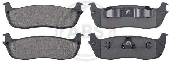 Zestaw klocków hamulcowych, hamulce tarczowe A.B.S. 38711