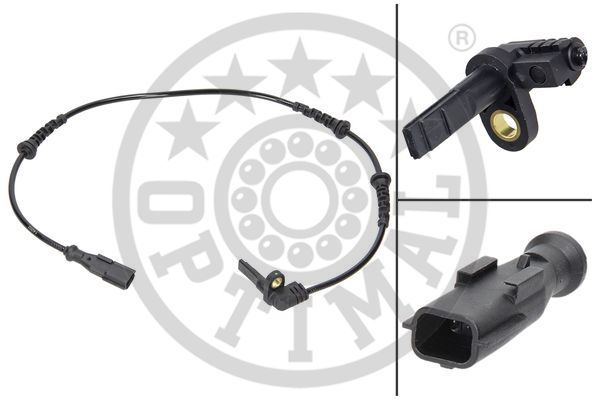 Czujnik, prędkość obrotowa koła OPTIMAL 06-S455