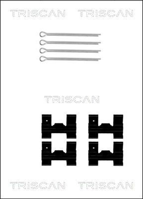 Zestaw akcesoriów, klocki hamulcowe TRISCAN 8105 101329