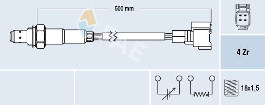 Sonda lambda FAE 77297