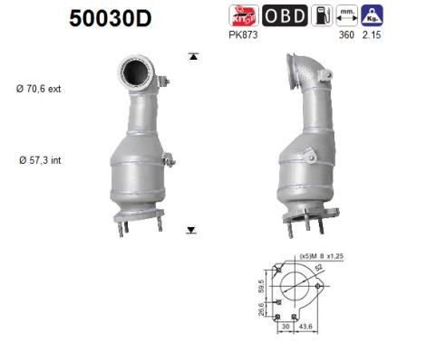 Katalizator AS 50030D