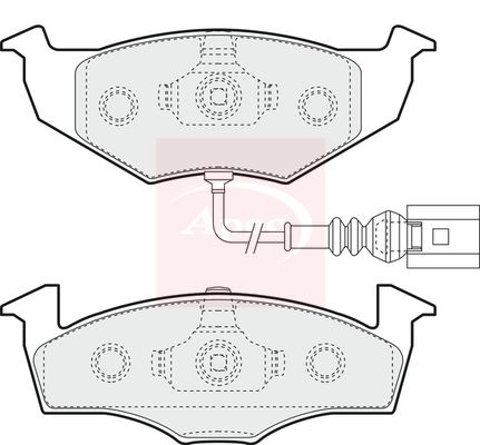 Apec - Front Brake Pad Set