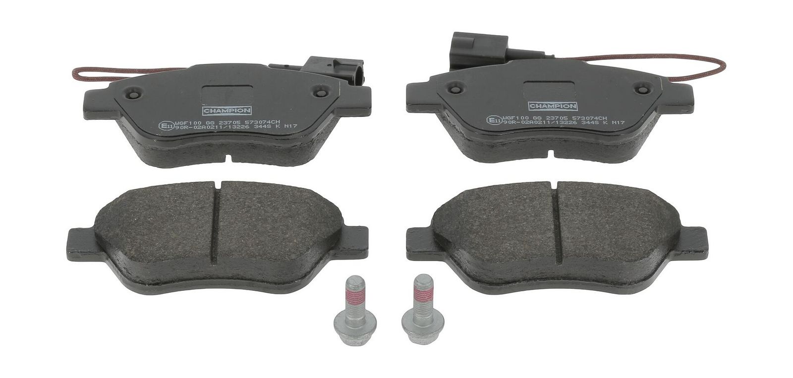 set placute frana,frana disc CHAMPION 573074CH