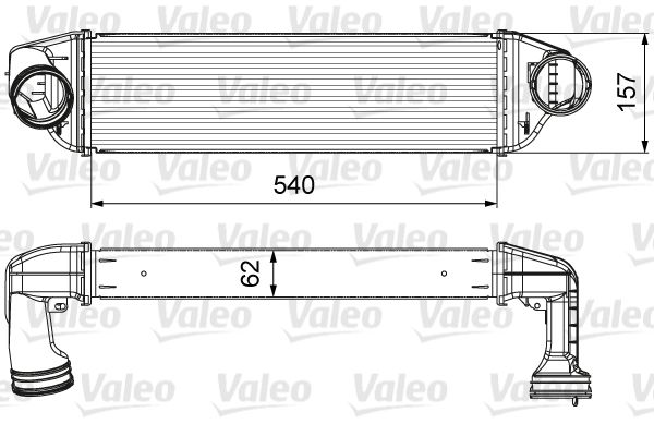 Intercooler, compresor VALEO 818642