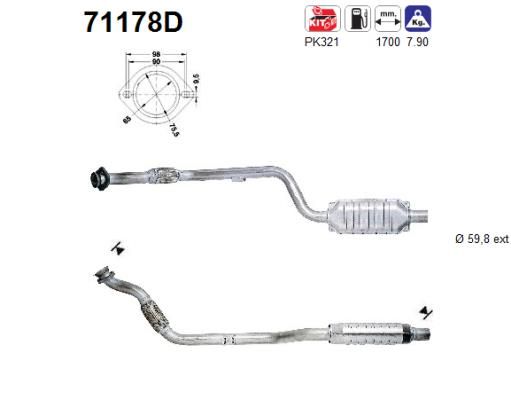 Katalizator AS 71178D