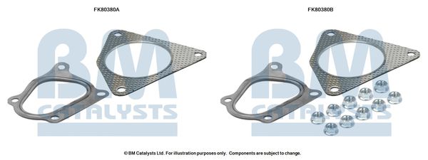 Zestaw montażowy, katalizator BM CATALYSTS FK80380