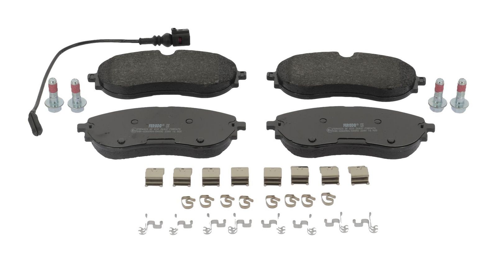 set placute frana,frana disc FERODO PREMIER ECO FRICTION FDB5474