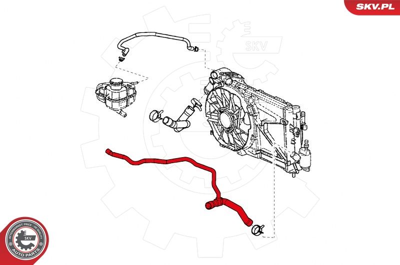 Furtun radiator ESEN SKV 24SKV321
