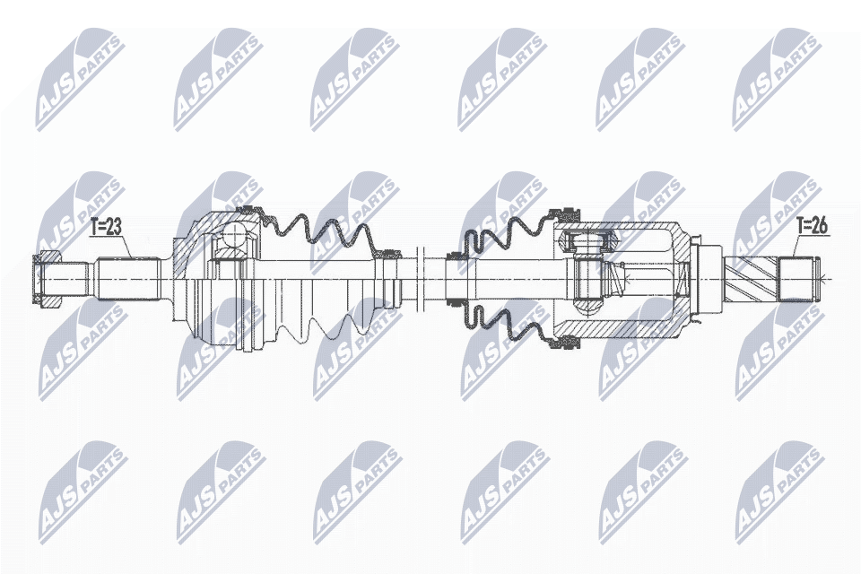 Wał napędowy NTY NPW-RE-172