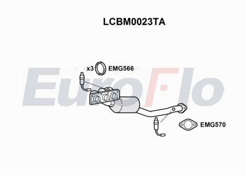 Katalizator EUROFLO 18407530549