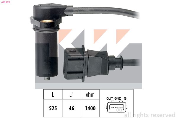 Levně Generátor impulsů, klikový hřídel KW 453 219