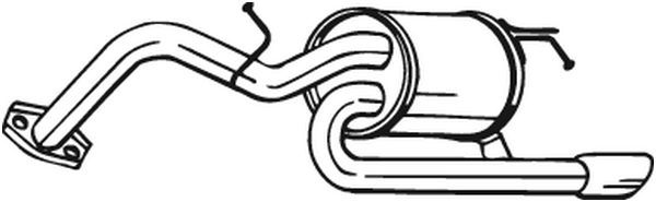 Tłumik końcowy BOSAL 228-407