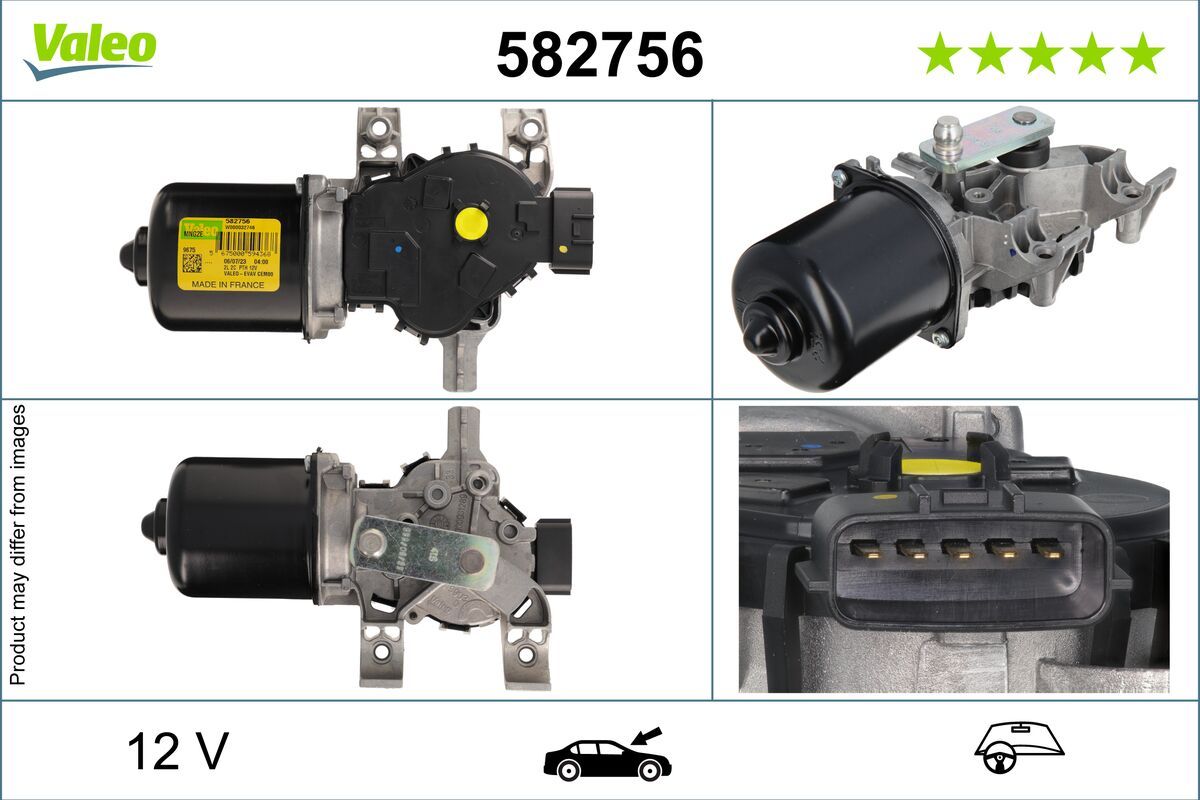 motor stergator VALEO 582756