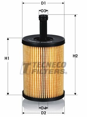 Filtr oleju TECNECO FILTERS OL0259E
