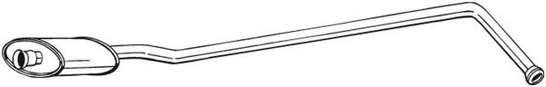 Tłumik środkowy BOSAL 280-435