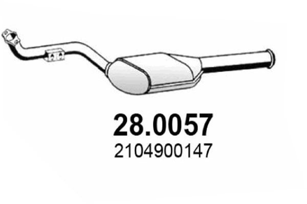Katalizator ASSO 28.0057