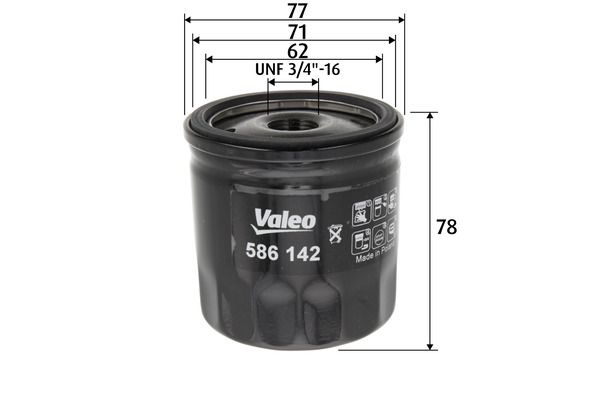 Olejový filter VALEO 586142