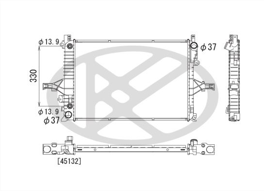 Radiator, racire motor KOYORAD PL572897