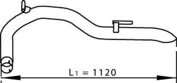 Rura wydechowa DINEX 74625