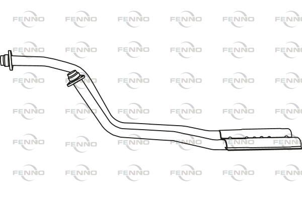 Rura wydechowa FENNO P3750