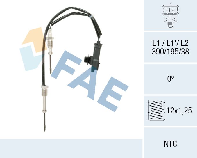 czujnik, temperatura spalin FAE 68611
