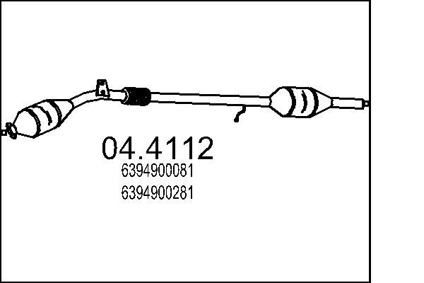 Katalizator MTS 6394900081