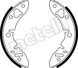 Zestaw szczęk hamulcowych METELLI 53-0003