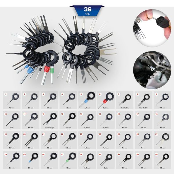 Set scule deblocare BRILLIANT TOOLS BT511230