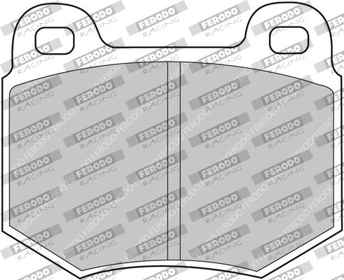 Zestaw klocków hamulcowych, hamulce tarczowe FERODO RACING FCP448H
