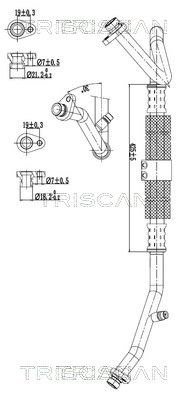 conducta presiune variabila,aer conditionat TRISCAN 9010 25007