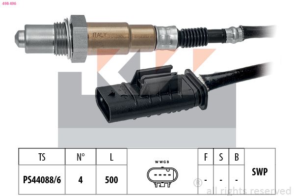 Sonda lambda KW 498 496