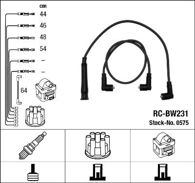 Sada kabelů pro zapalování NGK RCBW231