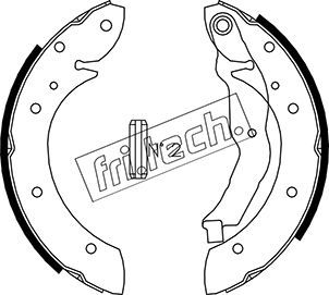 Zestaw szczęk hamulcowych FRI.TECH. 1088.223